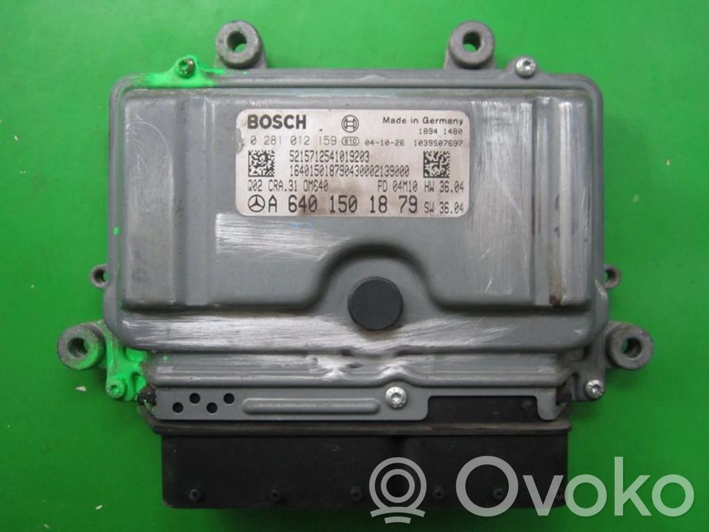 Mercedes-Benz A W169 Engine control unit/module ECU 
