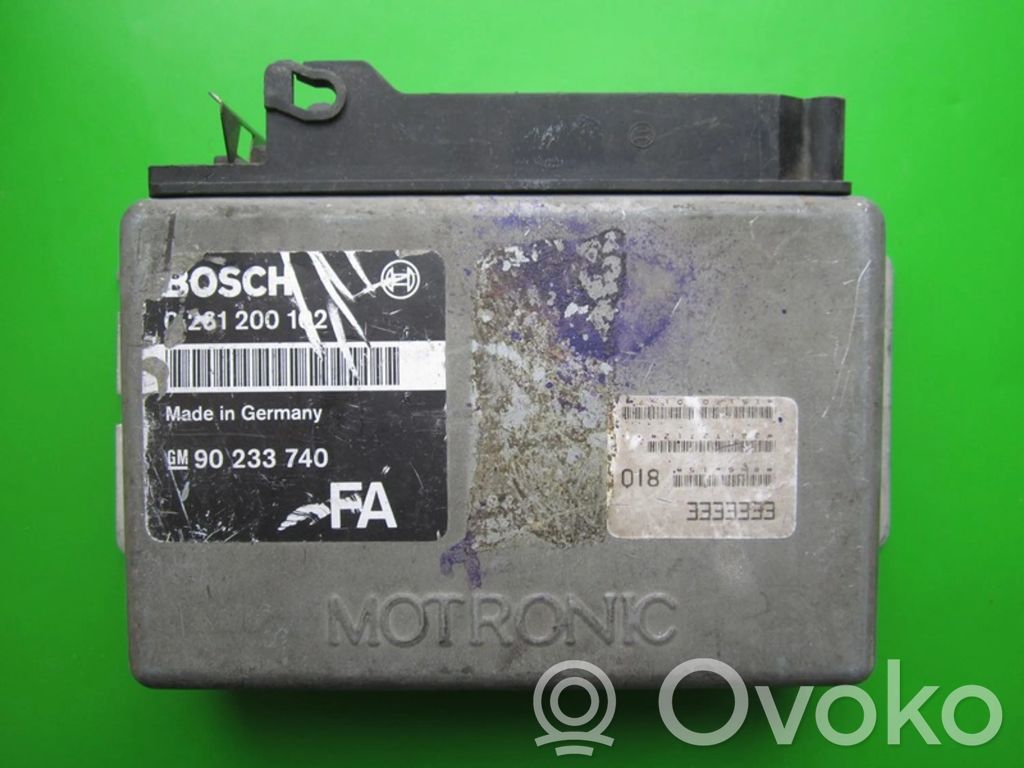 Engine control unit/module ECU   90233740,0261200102
