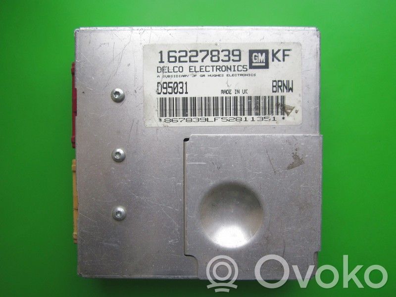 Engine control unit/module ECU   16227839,BRNW