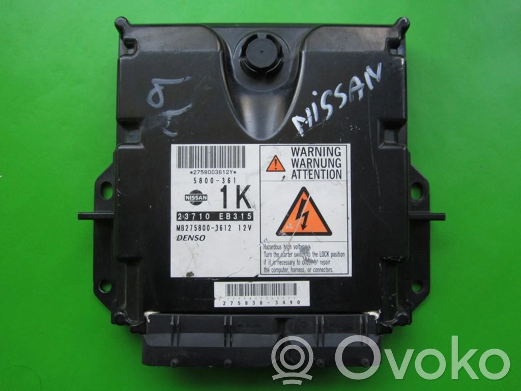 Nissan Navara D40 Engine control unit/module ECU 