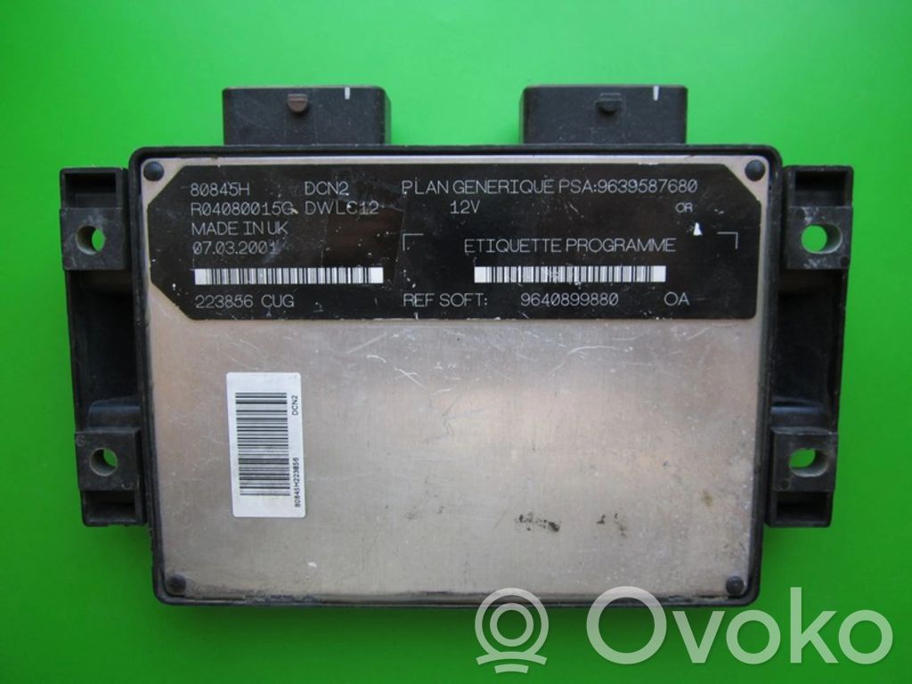 Engine control unit/module ECU   9640899880,9639587680