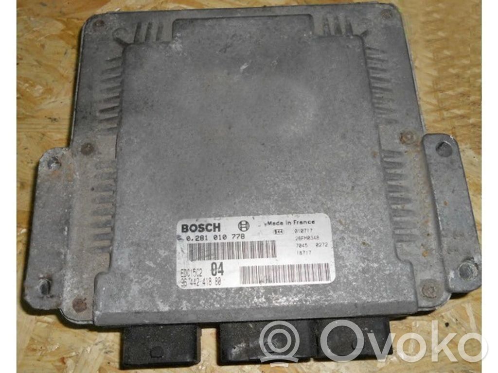 Peugeot 607 Engine control unit/module ECU 