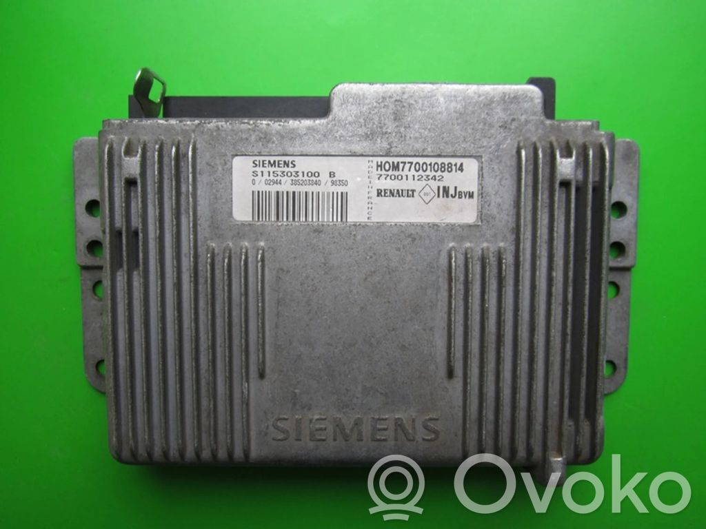 Renault Clio II Engine control unit/module ECU 