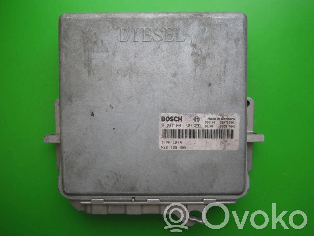 Unité de commande, module ECU de moteur   MSB100060,0281001307
