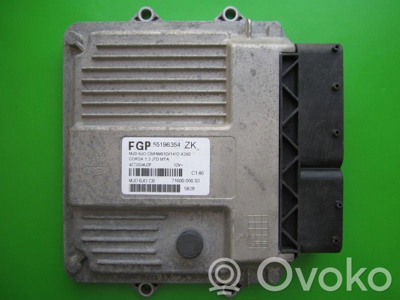 Opel Corsa C Engine control unit/module ECU 