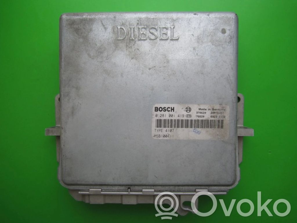 Unidad de control/módulo ECU del motor   MSB100411,0281001419