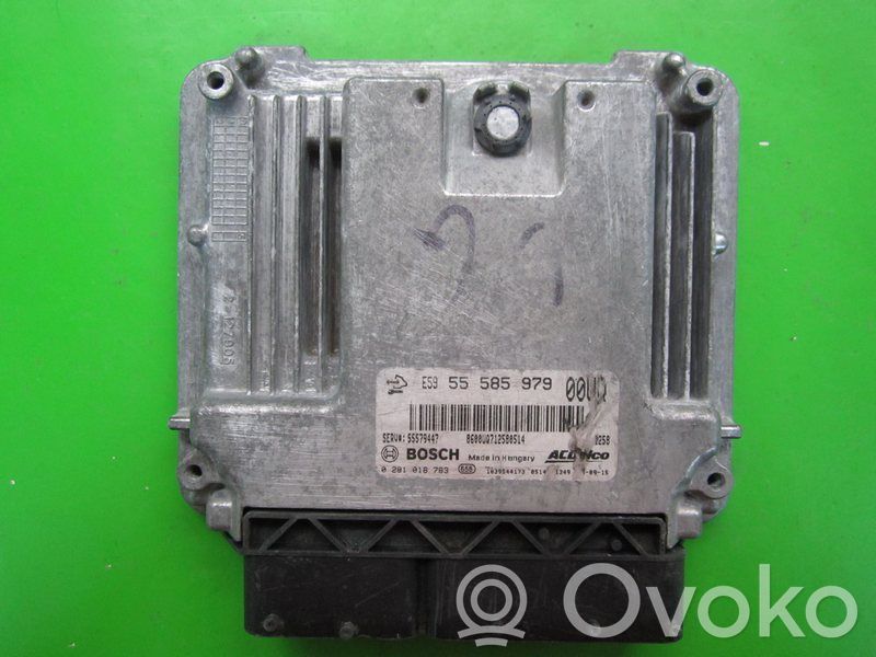 Unité de commande, module ECU de moteur   55585979,0281018783