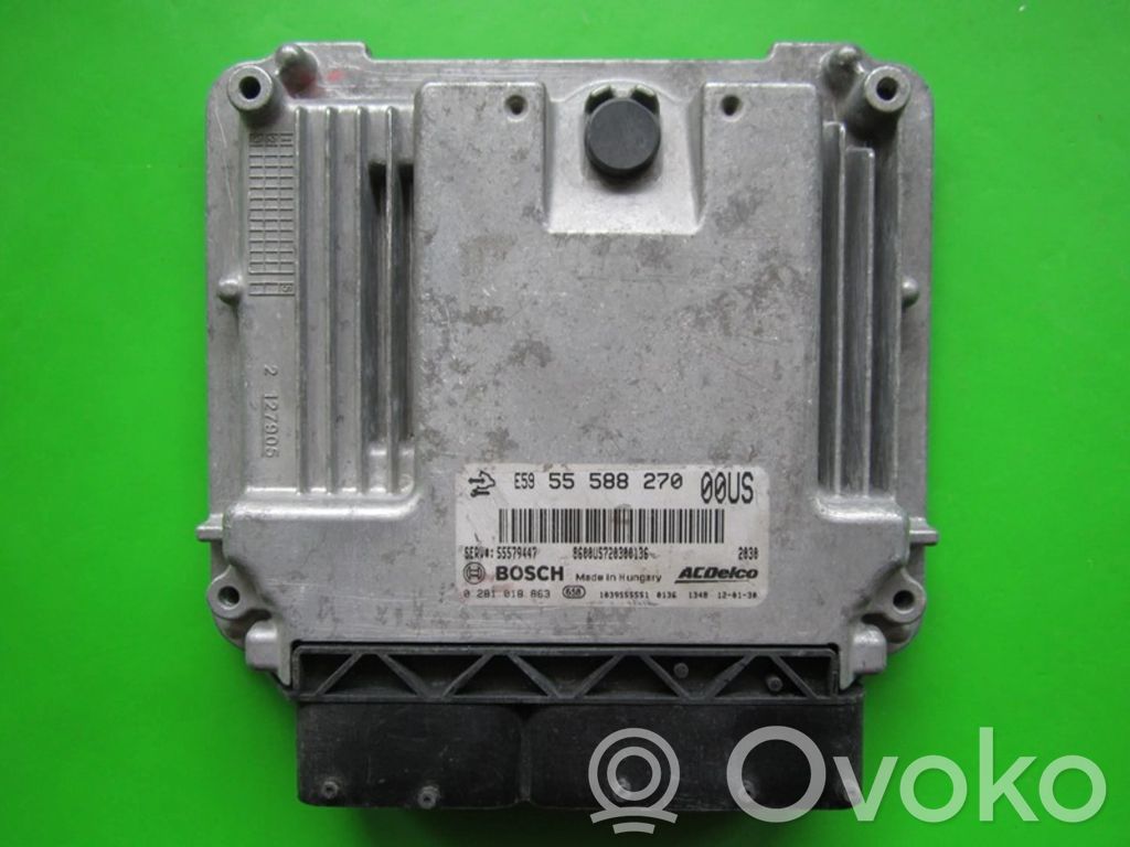 Engine control unit/module ECU   55588270,0281018863