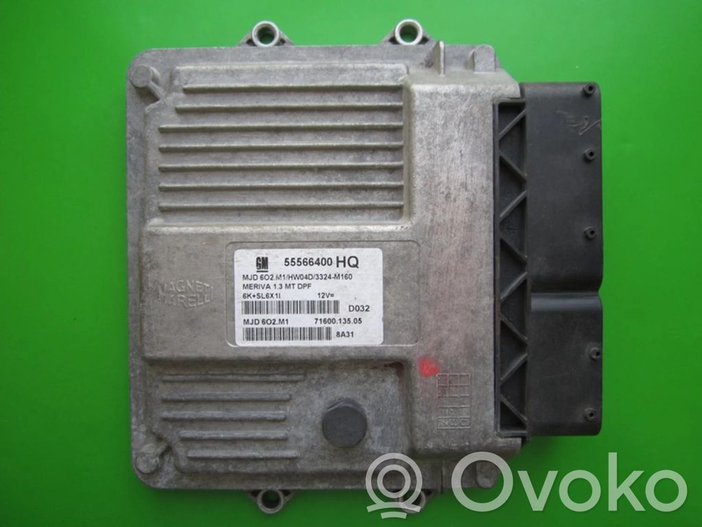 Opel Meriva A Engine control unit/module ECU 