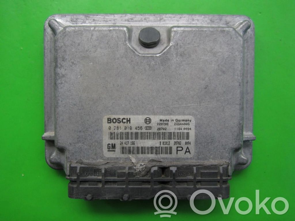 Engine control unit/module ECU   24417166,0281010456