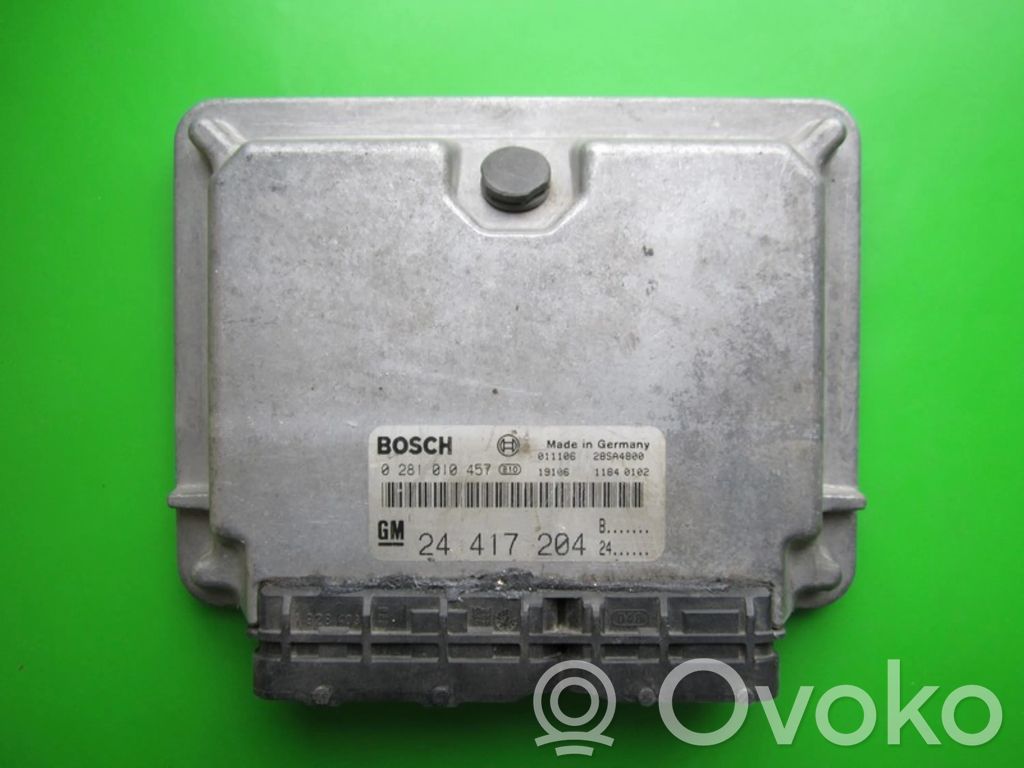 Engine control unit/module ECU   24417204,0281010457