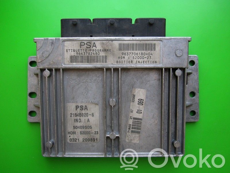 Peugeot 206 Engine control unit/module ECU 