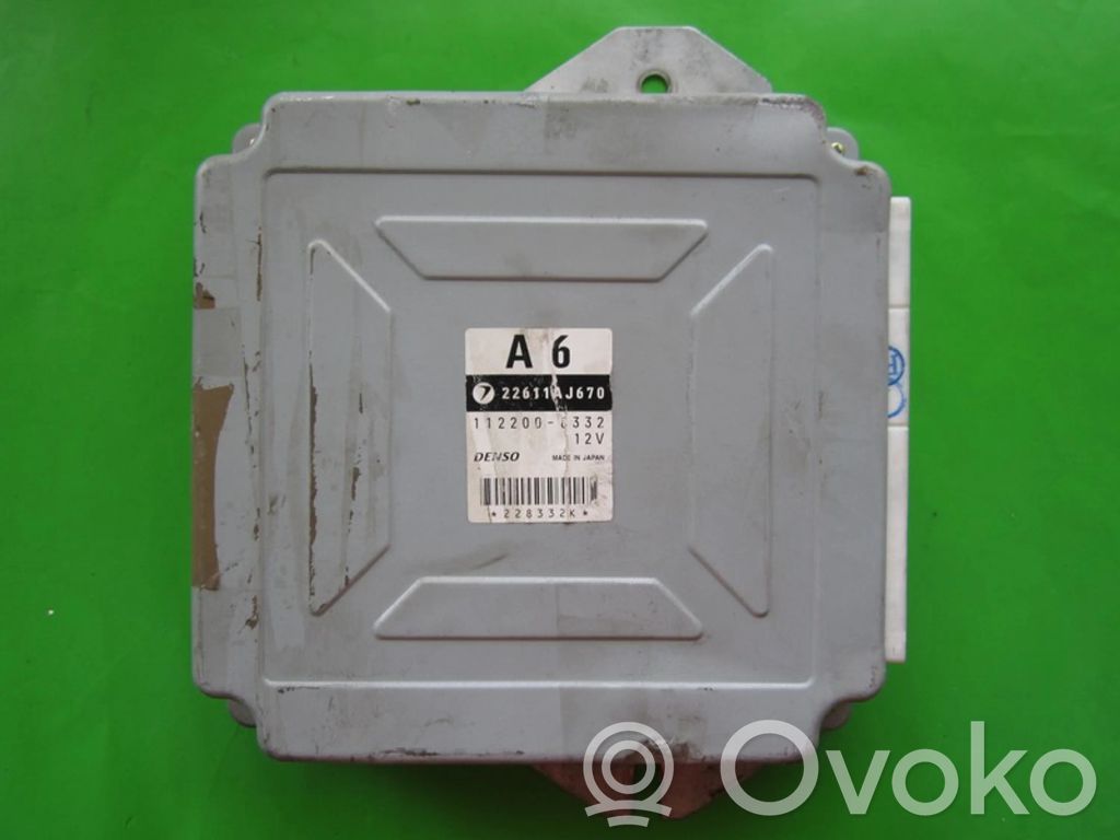 Engine control unit/module ECU   22611AJ670,1122008332