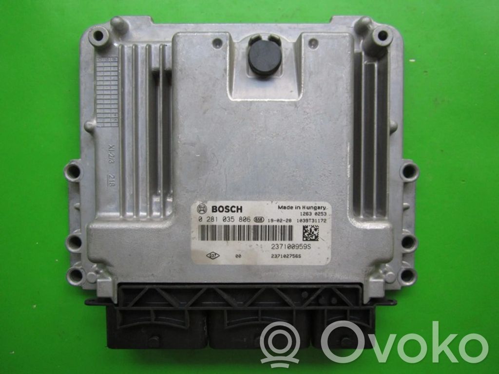 Engine control unit/module ECU   237102756S,0281035806