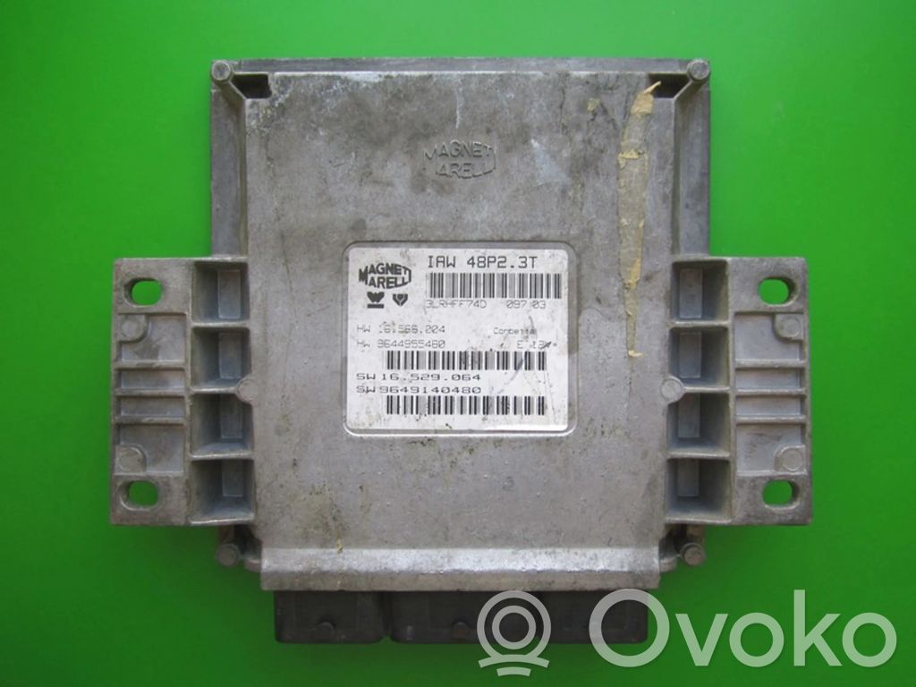 Peugeot 206 Unité de commande, module ECU de moteur 