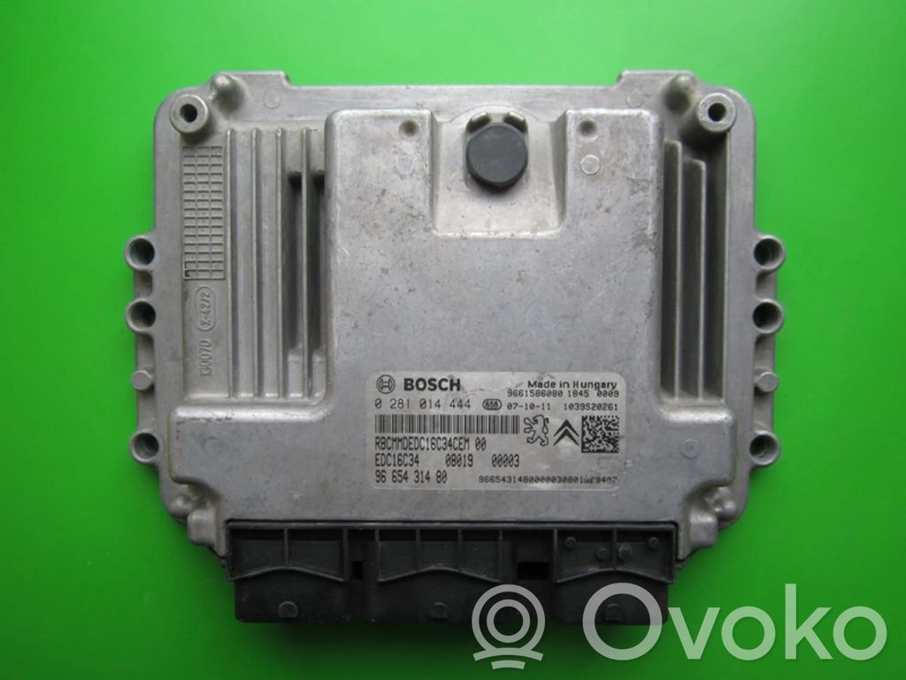 Engine control unit/module ECU   9665431480,0281014444