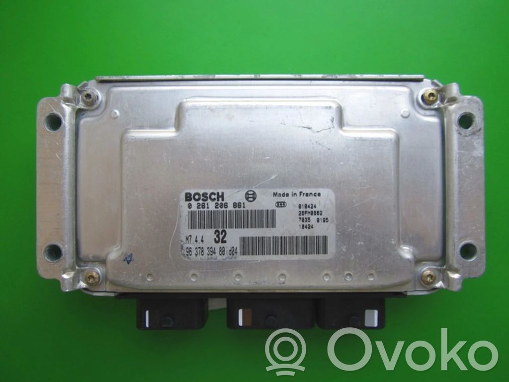 Engine control unit/module ECU   9637839480,0261206861
