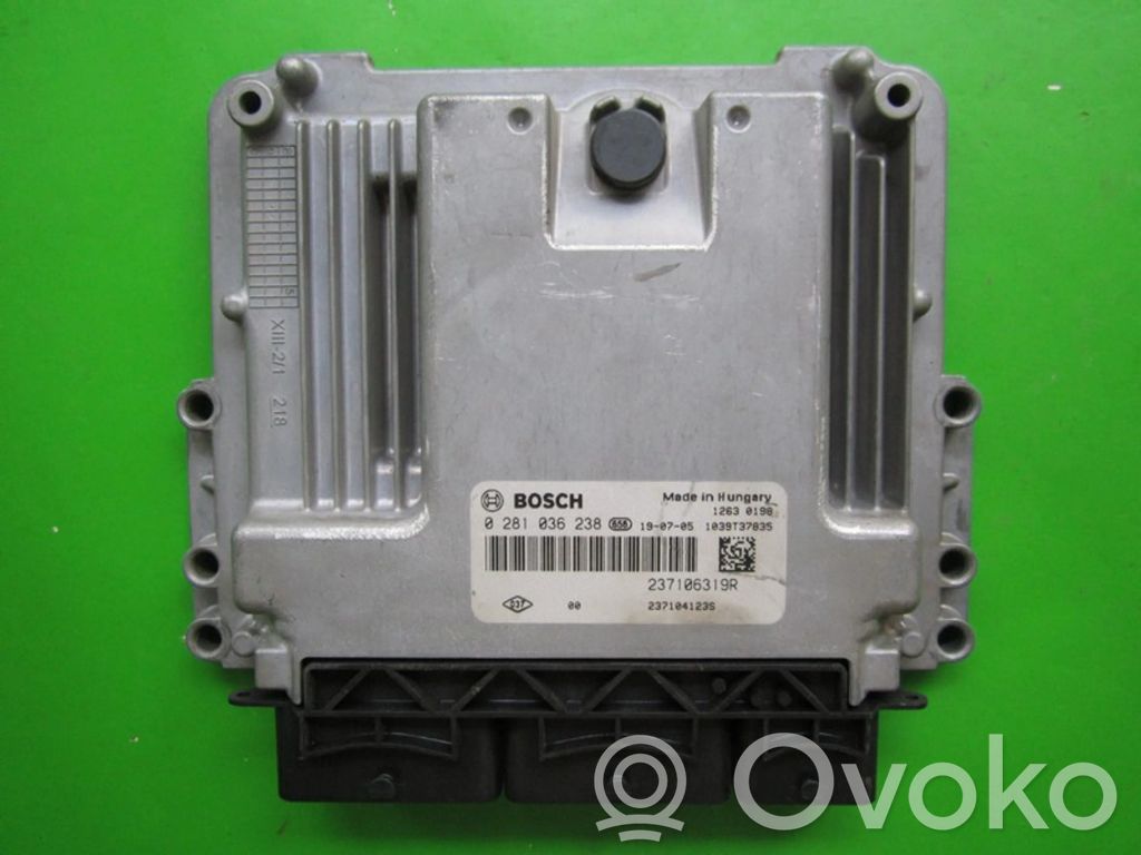 Engine control unit/module ECU   237104123S,0281036238