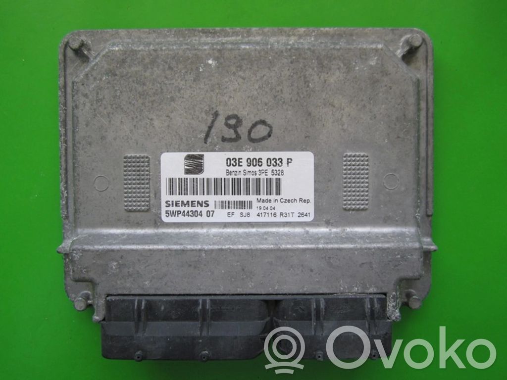Engine control unit/module ECU   03E906033P,5WP44304