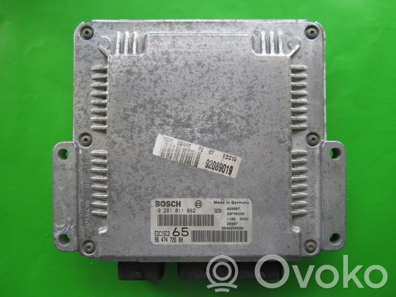 Peugeot 607 Engine control unit/module ECU 