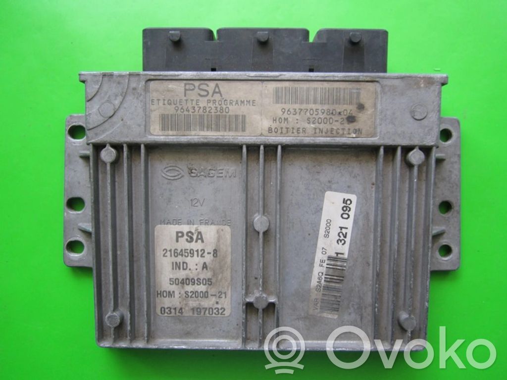 Peugeot 306 Galios (ECU) modulis 