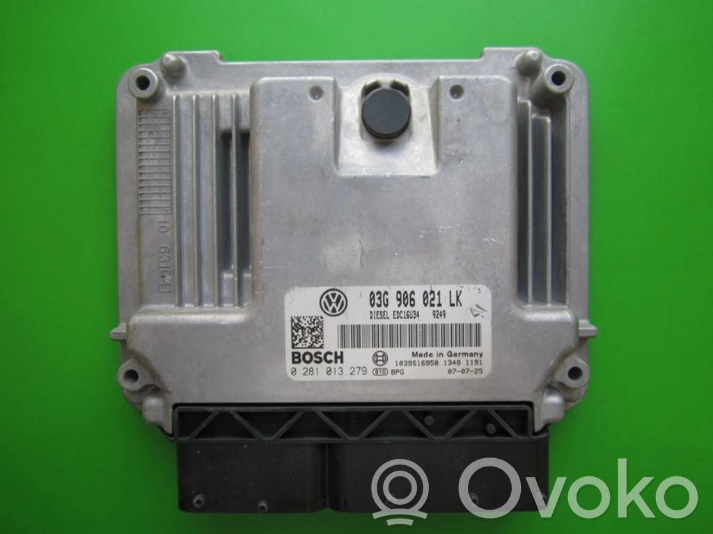 Engine control unit/module ECU   03G906021LK,0281013279