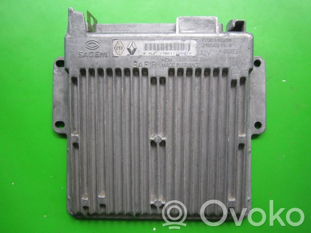 Engine control unit/module ECU   7700110398,21650514