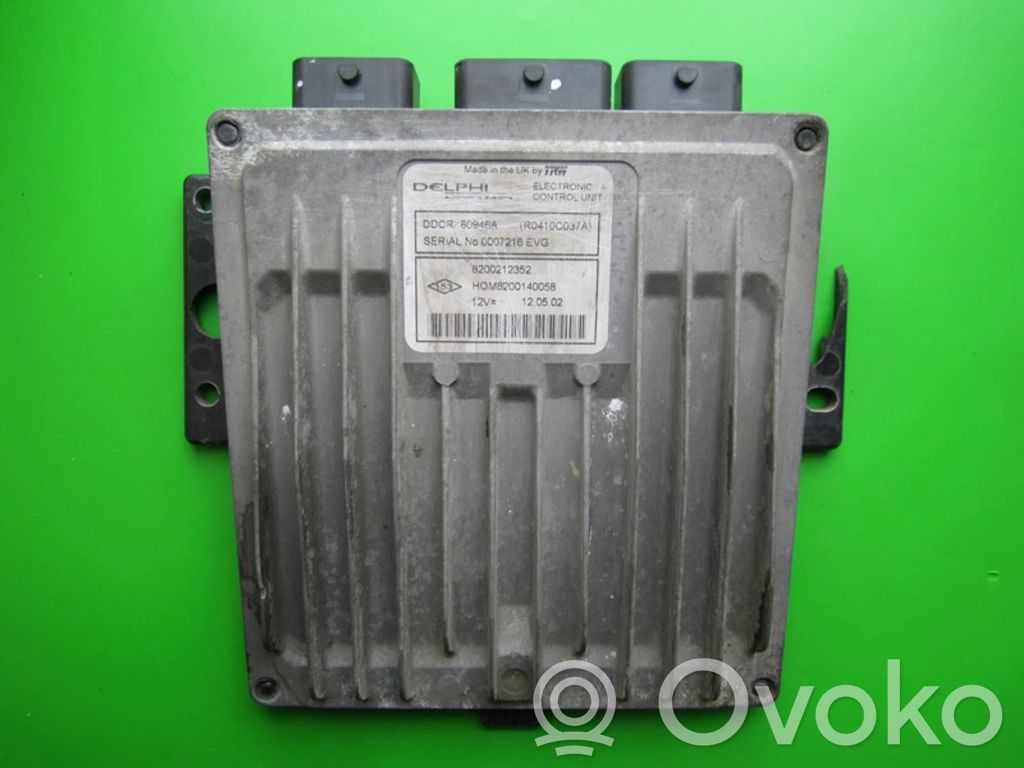 Engine control unit/module ECU   8200212352,80946A