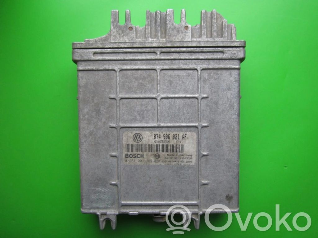 Engine control unit/module ECU   074906021AF,0281001789