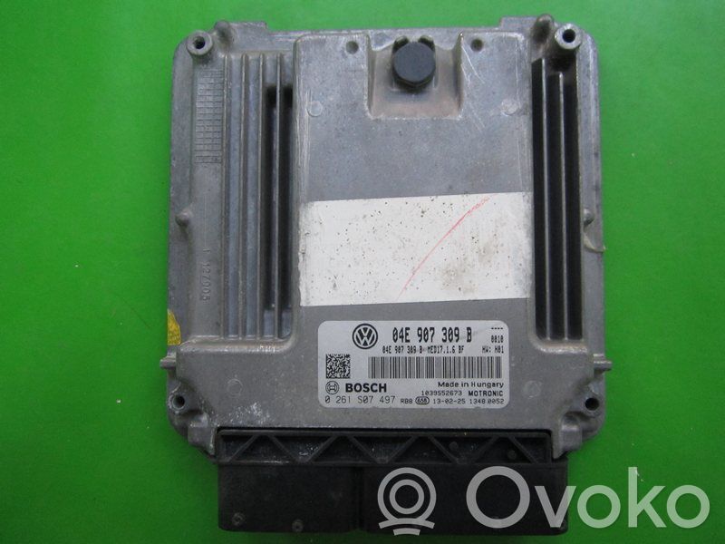 Engine control unit/module ECU   04E907309B,0261S07497