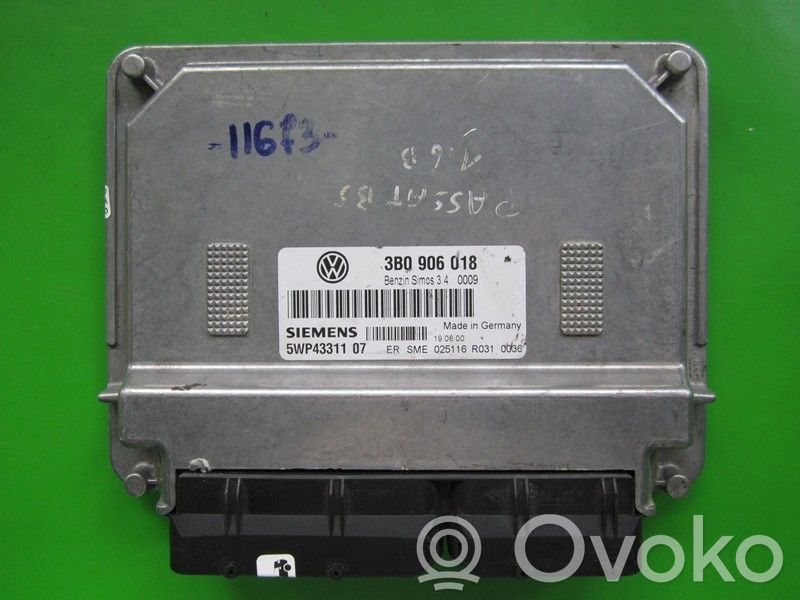 Engine control unit/module ECU   3B0906018,5WP43311