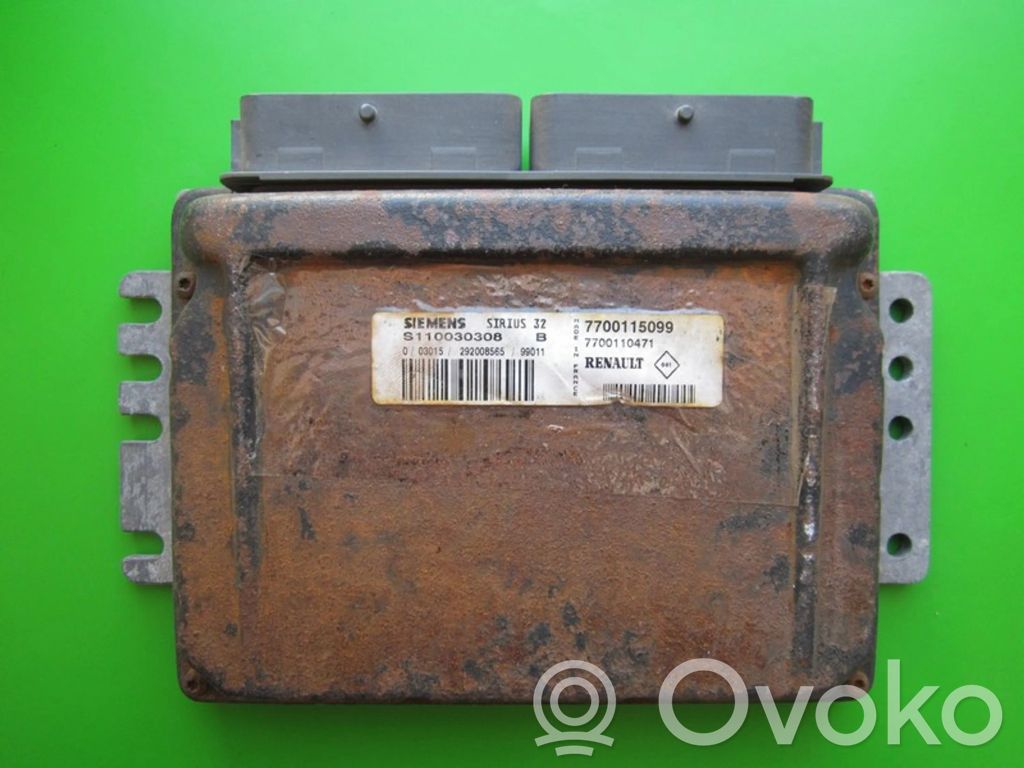 Komputer / Sterownik ECU silnika   7700115099,S110030308B