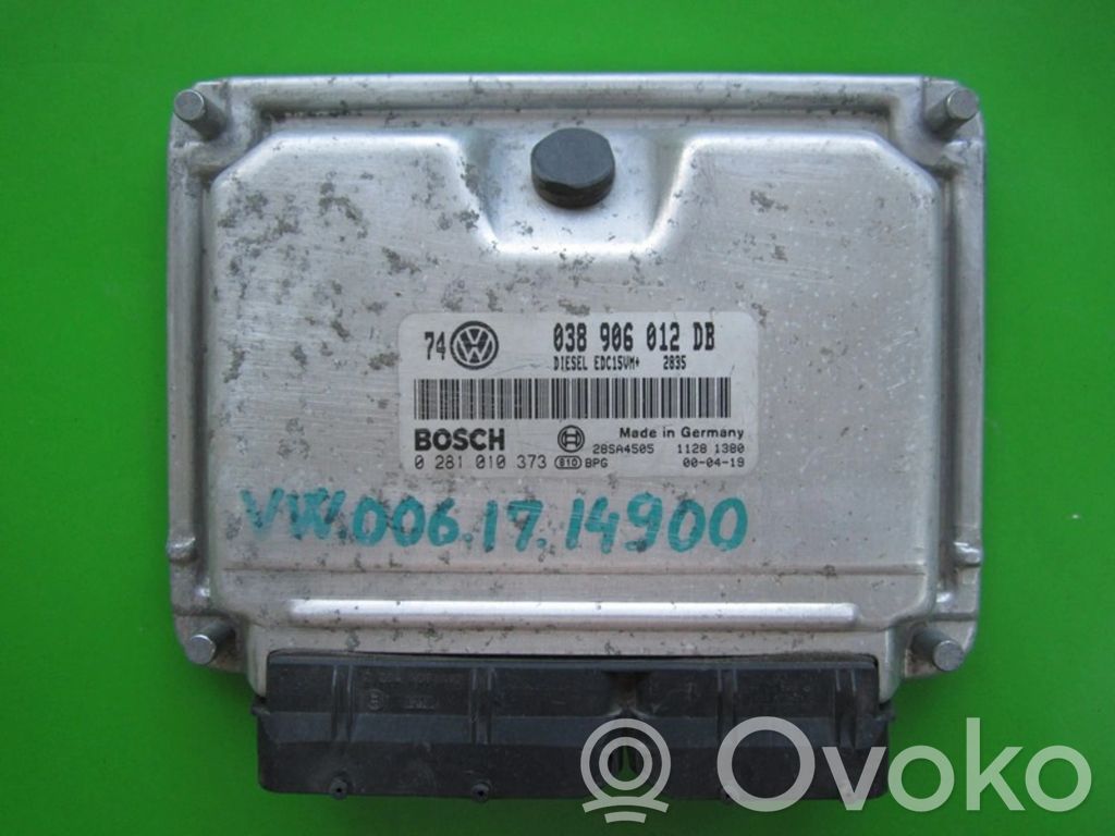 Engine control unit/module ECU   038906012DB,0281010373