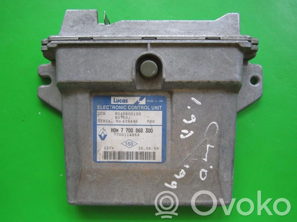 Renault Kangoo I Motorsteuergerät ECU 