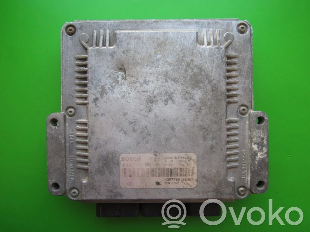 Engine control unit/module ECU   7700113027,0281001997