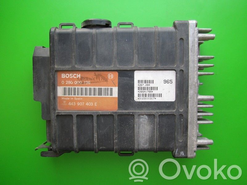 Engine control unit/module ECU   443907403E,0280000736