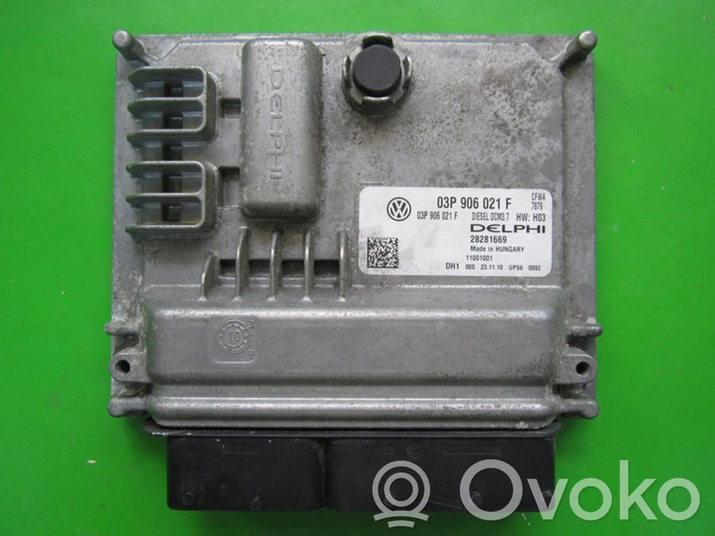 Engine control unit/module ECU   03P906021F,28281669