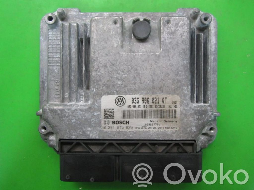 Skoda Superb B6 (3T) Unitate control motor/modul ECU 
