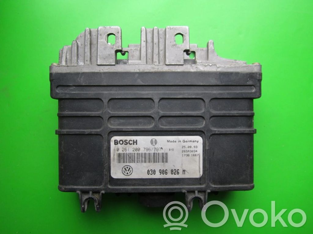 Volkswagen Polo II 86C 2F Unitate control motor/modul ECU 