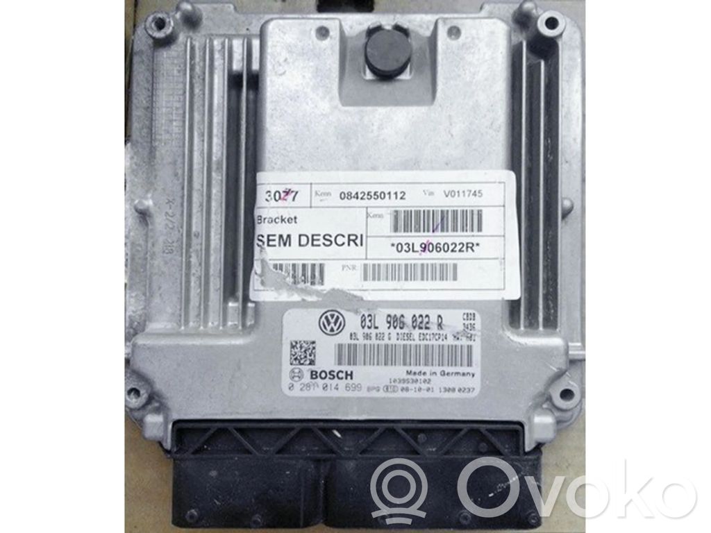 Engine control unit/module ECU   03L906022R,0281014699