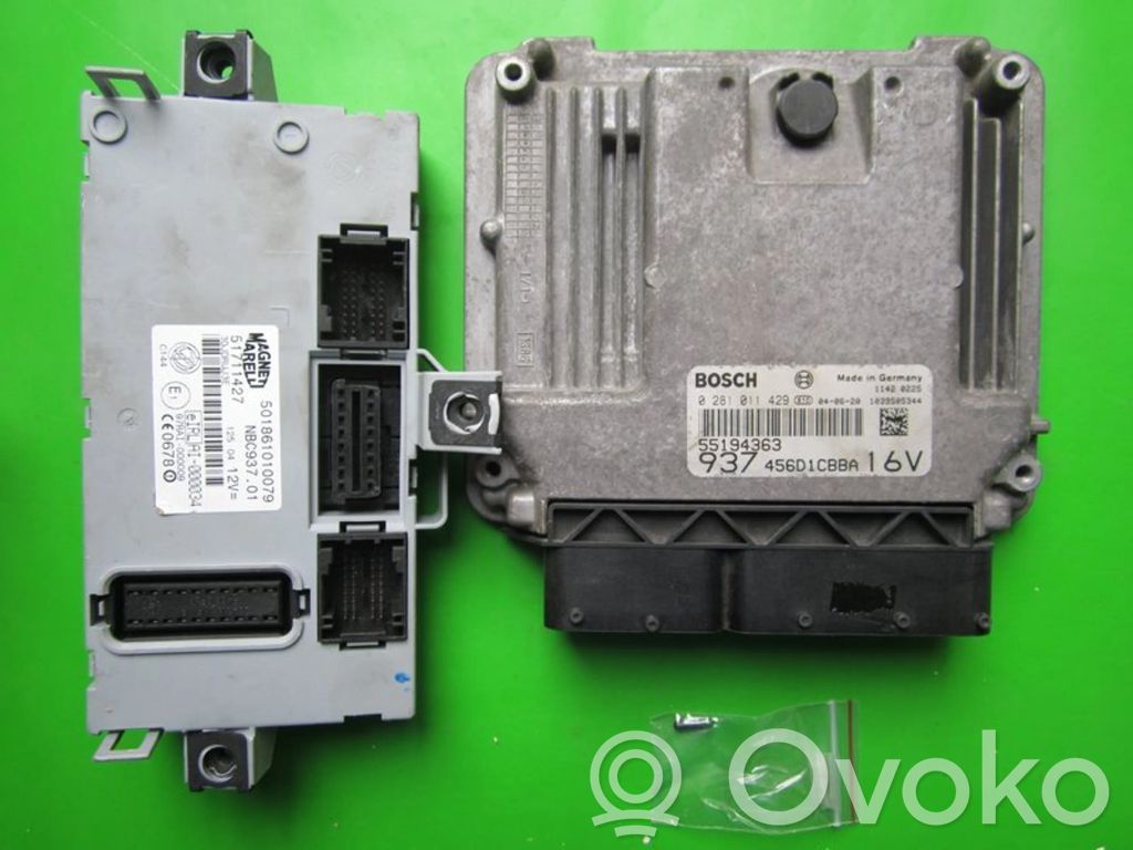 Alfa Romeo 147 Kit cu ECU motor și set închidere uși 