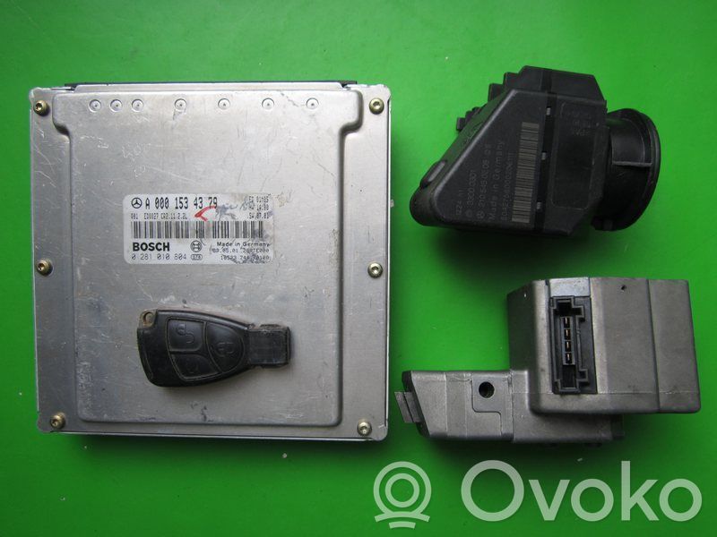 Mercedes-Benz E W210 Engine ECU kit and lock set 