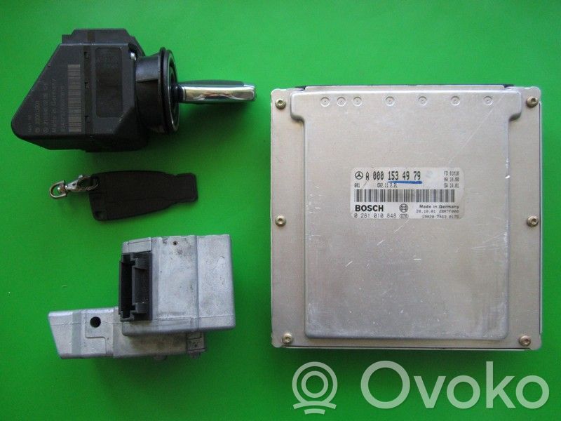 Mercedes-Benz E W210 Engine ECU kit and lock set 