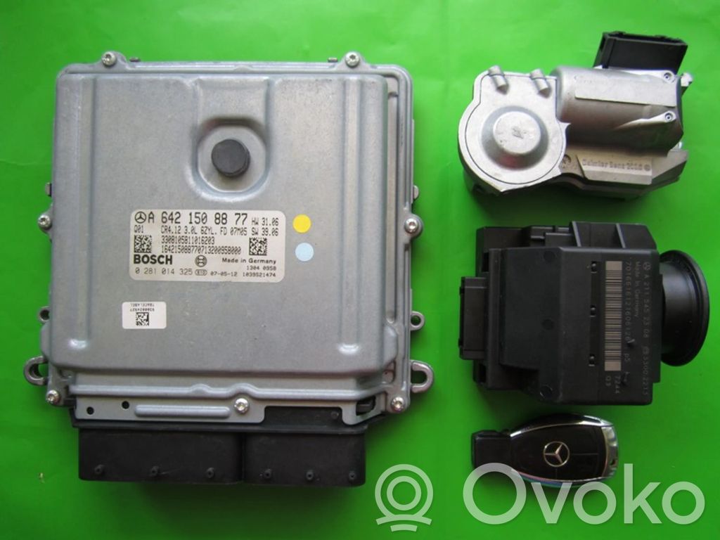 Mercedes-Benz E W211 Engine ECU kit and lock set 