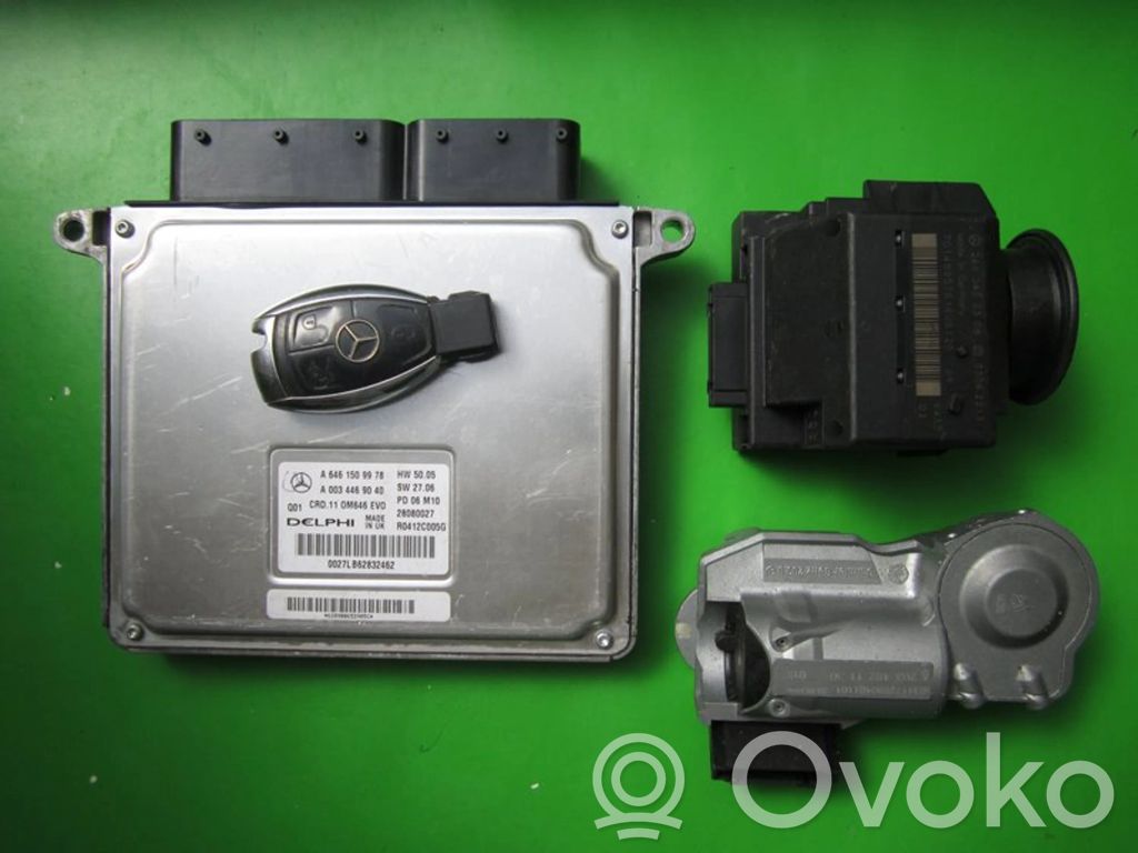Mercedes-Benz E W211 Kit centralina motore ECU e serratura 
