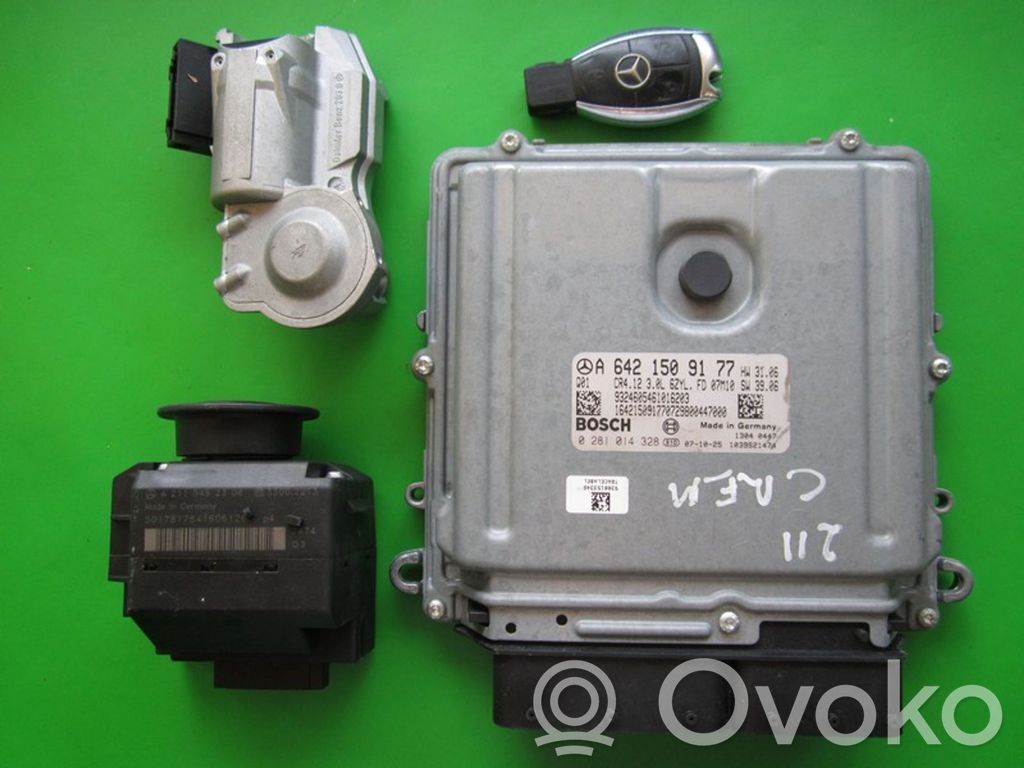 Mercedes-Benz E W211 Engine ECU kit and lock set 