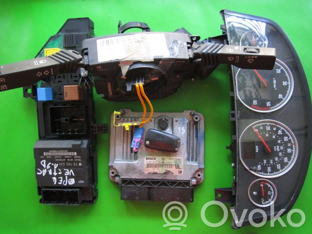 Opel Vectra C Engine ECU kit and lock set 