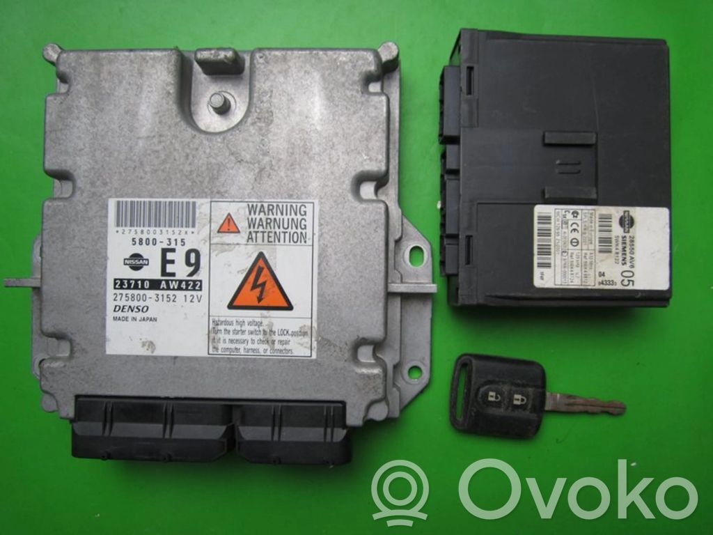 Nissan Primera Engine ECU kit and lock set 