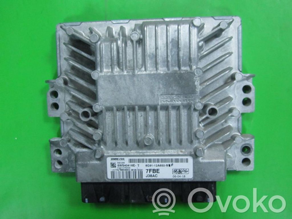 Engine control unit/module ECU   6G9112A650MF,5WS40416ET