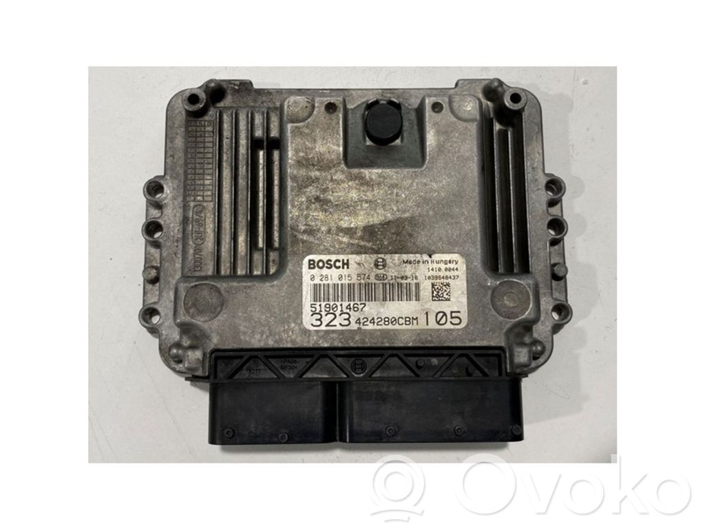 Komputer / Sterownik ECU silnika   51901467,0281015574